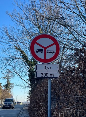 Zákaz vjezdu nad 3,5t